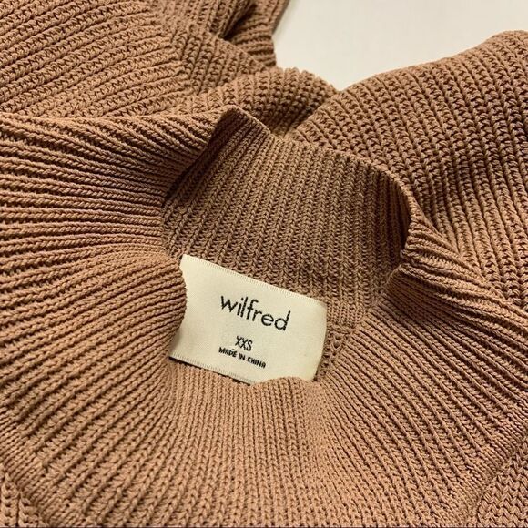 wilfred Aritzia Salome Tied Crop Knit Sweater - Picture 5 of 10